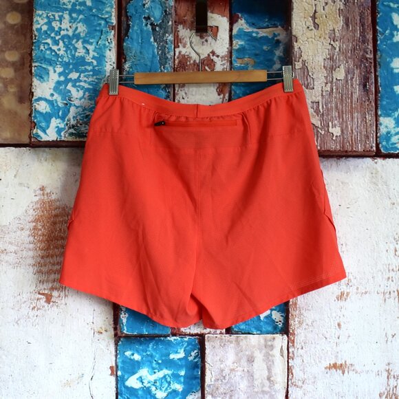 Men's Old Navy StretchTech Lined 5" Inseam Run Shorts SMALL Sunset Flame NEW - Picture 6 of 9